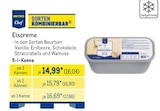 Eiscreme von Metro Chef im aktuellen METRO Prospekt für 16,04 €