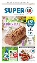 Promos Chocolat dans le catalogue "Super U" de Super U Chocolat en promo dans le catalogue Super U à la page 1