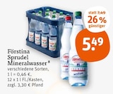 Aktuelles Sprudel oder Mineralwasser Angebot bei tegut in Mainz ab 5,49 €