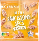 Mini saucissons secs nature - CASINO à 1,95 € dans le catalogue Spar