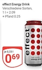 Energy Drink im Angebot bei GLOBUS in Willich Energy Drink Angebote von effect bei GLOBUS Willich für 0,69 €