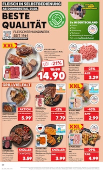 Bratwurst Angebot im aktuellen Kaufland Prospekt auf Seite 20