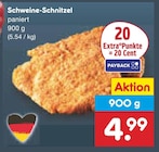 Aktuelle Schweinefleisch Angebote bei Netto Marken-Discount in Pforzheim Aktuelles Schweine-Schnitzel Angebot bei Netto Marken-Discount in Pforzheim ab 4,99 €
