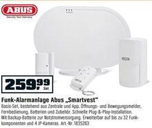 Funk-Alarmanlage Abus „Smartvest“ bei OBI in Göppingen Funk-Alarmanlage Abus „Smartvest“ im Angebot bei OBI Göppingen für 259,99 €