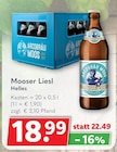 Getränkeland Pasewalk - Mooser Liesl Helles Angebot im Prospekt Mooser Liesl Helles bei Getränkeland im Pasewalk Prospekt für 18,99 €