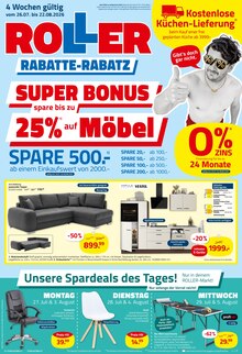 Sitzmöbel im ROLLER Prospekt "Speisen mit Stil!" mit 16 Seiten (Koblenz)
