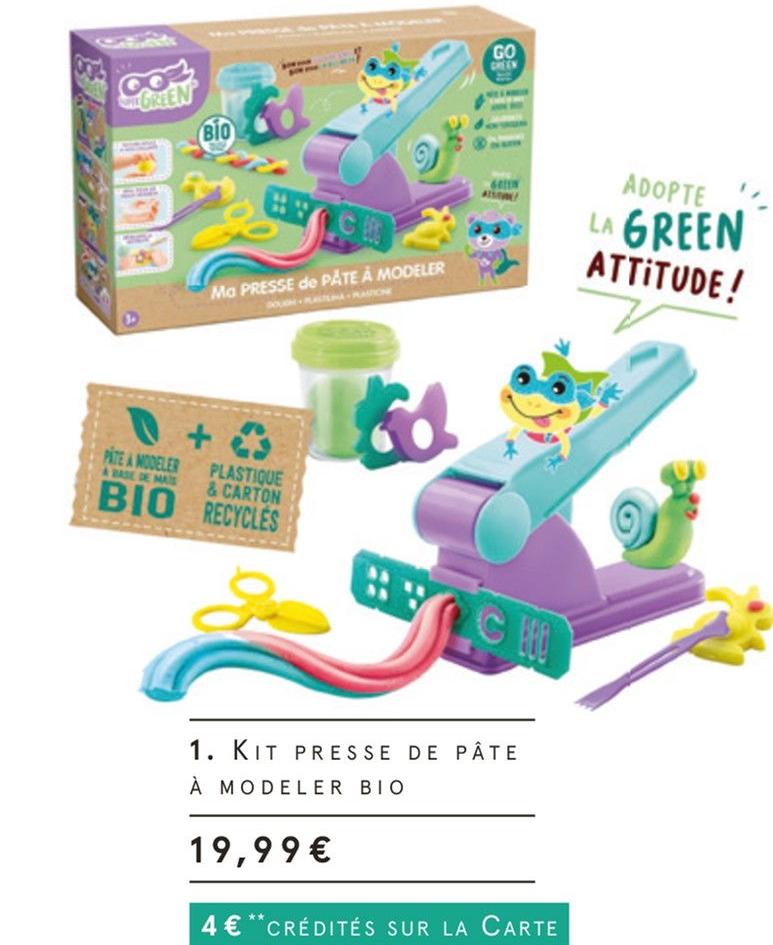 Monoprix Courbevoie - Kit presse de pâte à modeler bio Promo Kit presse de pâte à modeler bio dans le catalogue Monoprix Le grand Noël à Courbevoie