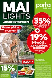 porta Möbel Möbel & Einrichtung Prospekt der aktuellen Woche mit 1 Seite, gültig von 19.05.2025 bis 24.05.2025, in Rangsdorf und Umgebung Aktueller porta Möbel Möbel & Einrichtung Prospekt in Rangsdorf und Umgebung, "MAILIGHTS" mit 1 Seite, 19.05.2025 - 24.05.2025