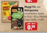 Fix im V-Markt Prospekt Fix von Maggi im aktuellen V-Markt Prospekt für 0,39 €