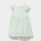 Robe cérémonie en dentelle vert pastel bébé fille en promo chez La Halle Saint-Denis à 8,99 €