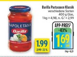 Pastasauce Klassik Angebote von Barilla bei diska Hof für 1,69 €