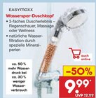 Aktuelle Mineralwasser Angebote bei Netto Marken-Discount in Duisburg Aktuelles Wasserspar-Duschkopf Angebot bei Netto Marken-Discount in Duisburg ab 9,99 €