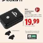 Mini compresseur pour vélo - CRIVIT - Lidl à Niort Mini compresseur pour vélo - CRIVIT en promo chez Lidl Niort à 19,99 €
