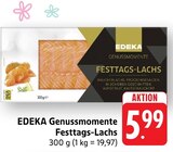 Aktuelles Genussmomente Festtags-Lachs Angebot bei EDEKA in Darmstadt ab 5,99 €