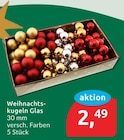 Weihnachtskugeln Glas im aktuellen budni Prospekt