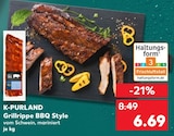Aktuelle Grillfleisch Angebote bei Kaufland in Wolfsburg Aktuelles Grillrippe BBQ Style Angebot bei Kaufland in Wolfsburg ab 6,69 €