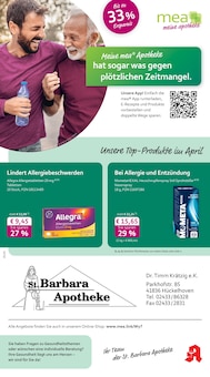 Aktueller mea - meine apotheke Prospekt "Unsere April-Angebote" für Heinsberg Aktueller mea - meine apotheke Prospekt für Heinsberg mit Seiten