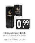 Energy-Drink im Angebot bei Hieber in Freiburg Energy-Drink Angebote von 28 Black bei Hieber Freiburg für 0,99 €