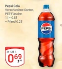 Cola Angebote von Pepsi bei GLOBUS Duisburg für 0,69 €