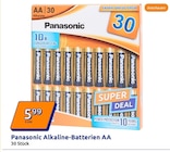 Alkaline-Batterien AA Angebote von Panasonic bei Action Ulm für 5,99 €