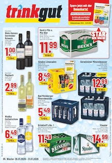 Wodka im Trinkgut Prospekt "Aktuelle Angebote" mit 10 Seiten (Essen)