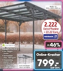 Carport im Angebot bei Netto Marken-Discount in Rostock Carport Angebote von Juskys bei Netto Marken-Discount Rostock für 799,00 €