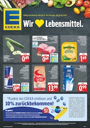 EDEKA Prospekt für Nüdlingen: "Wir lieben Lebensmittel!", 8 Seiten, 06.10.2025 - 11.10.2025
