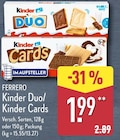 Kinder Duo/Kinder Cards von Ferrero im aktuellen ALDI Nord Prospekt