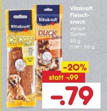 Netto Marken-Discount Bamberg - Fleischsnack Fleischsnack Angebot bei Netto Marken-Discount Bamberg im Prospekt "Du willst bis zu 50% sparen? Dann geh doch zu NETTO!"