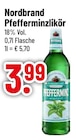 Pfefferminzlikör im Trinkgut Prospekt Pfefferminzlikör von Nordbrand im aktuellen Trinkgut Prospekt für 3,99 €