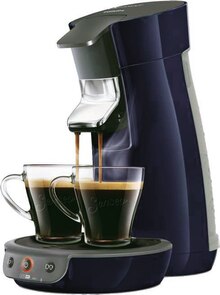 Géant Casino Nogent-sur-Marne - Machine à café Senseo VIVA HD6561/71 Bleu Promo Machine à café Senseo VIVA HD6561/71 Bleu dans le catalogue Géant Casino "Priorité aux promos" à Nogent-sur-Marne