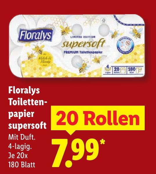 Toilettenpapier supersoft