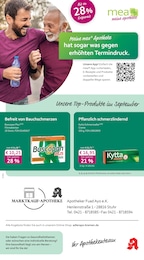mea - meine apotheke Prospekt für Syke mit 4 Seiten mea - meine apotheke Prospekt für Syke: "Unsere September-Angebote", 4 Seiten, 01.09.2025 - 30.09.2025
