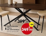 Table extensible Tiffany en promo chez Maxi Bazar Table extensible Tiffany dans le catalogue Maxi Bazar