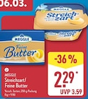 Streichzart/Feine Butter Angebote von MEGGLE bei ALDI Nord Kiel für 2,29 €