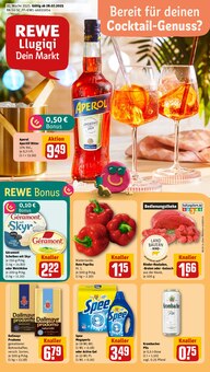 Aktueller REWE Prospekt "Dein Markt" Seite 1 von 22 Seiten für Rosenheim