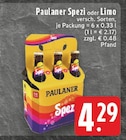 Spezi im Angebot bei E center in Ahaus Spezi Angebote von Paulaner bei E center Ahaus für 4,29 €