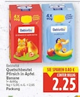 Quetschbeutel Pfirsich in Apfel Banane von Bebivita im aktuellen E center Prospekt