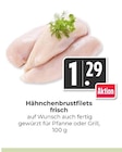 Hieber - Hähnchenbrustfilets frisch Angebot im Prospekt Hähnchenbrustfilets frisch bei Hieber im Prospekt "" für 1,29 €