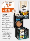 Nassfutter Angebote von Sheba bei Müller Weiden für 1,99 €