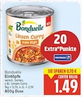 Linsen Curry von Bonduelle im aktuellen E center Prospekt