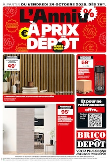 Catalogue Brico Dépôt de la semaine 42, "L'Anniv À PRIX DÉPOT", page 1, 15/10/2025 - 22/10/2025 Prospectus Brico Dépôt en cours, "L'Anniv À PRIX DÉPOT", page 1 sur 20