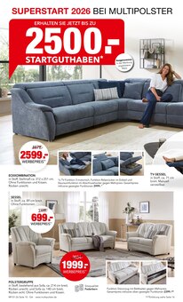 Fernsehsessel im aktuellen Multipolster Prospekt (Fürth) Fernsehsessel im Multipolster Prospekt "SUPERSTART 2026 BEI MULTIPOLSTER" mit 18 Seiten (Fürth)