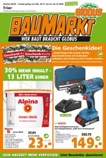 Globus-Baumarkt Prospekt für Trier mit 24 Seiten Globus-Baumarkt Prospekt für Trier: "WER BAUT BRAUCHT GLOBUS", 24 Seiten, 29.11.2020 - 05.12.2020