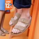 Promo Mules double brides à scratchs sable homme à 12,00 € dans le catalogue La Halle à Conflans-Sainte-Honorine