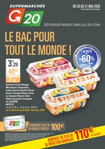 Catalogue G20 à Saint-Leu-la-Forêt, avec 20 pages Prospectus G20 à Saint-Leu-la-Forêt, "Le bac pour tout le monde !", 20 pages, 20/05/2020 - 31/05/2020