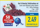 Tafeltrauben rot Angebote von Gut & Günstig bei diska Erlangen für 2,49 €