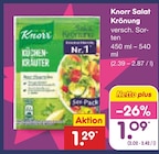 Aktuelles Salat Krönung Angebot bei Netto Marken-Discount in Duisburg ab 1,09 €
