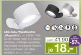 LED-Akku-Wandleuchte "Magnetics" von  im aktuellen Möbel Inhofer Prospekt für 18,00 €