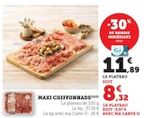 Maxi chiffonnade en promo chez Super U Toulon à 8,32 €